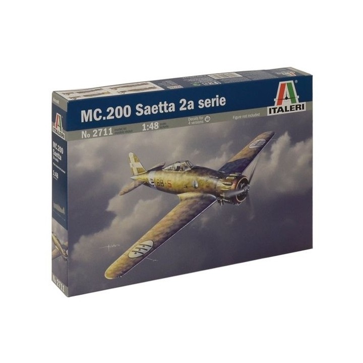 MACCHI MC 200 SAETTA 2a SERIE ITALERI 1/48