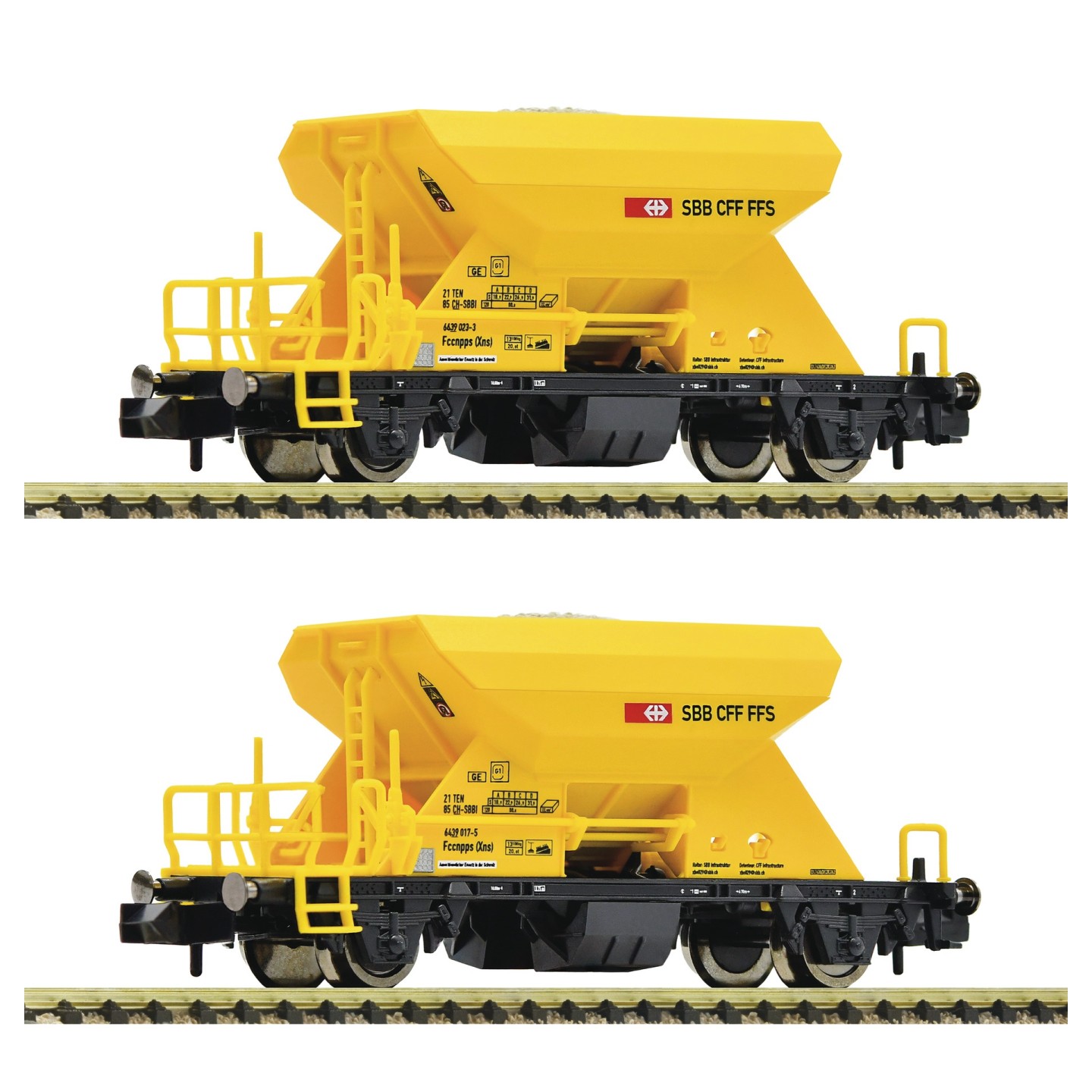 SET DE DOS VAGONES ROCO 76154 ESCALA H0