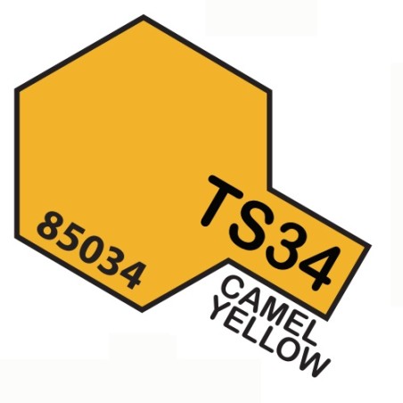 SPRAY AMARILLO CAMEL TS-34 TAMIYA 85034