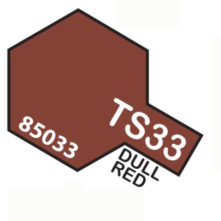 SPRAY ROJO APAGADO TS-33 TAMIYA 85033