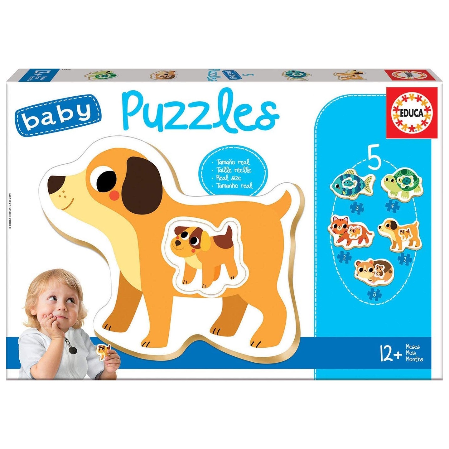PUZZLE BABY ANIMALES EDUCA 15573