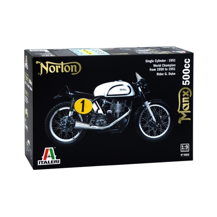 NORTON MANX 500cc 1951 ITALERI 4602 ESCALA 1/9