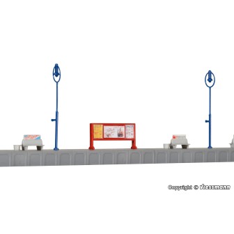 ANDÉN DE ESTACIÓN 54cm KIBRI 37752 ESCALA N