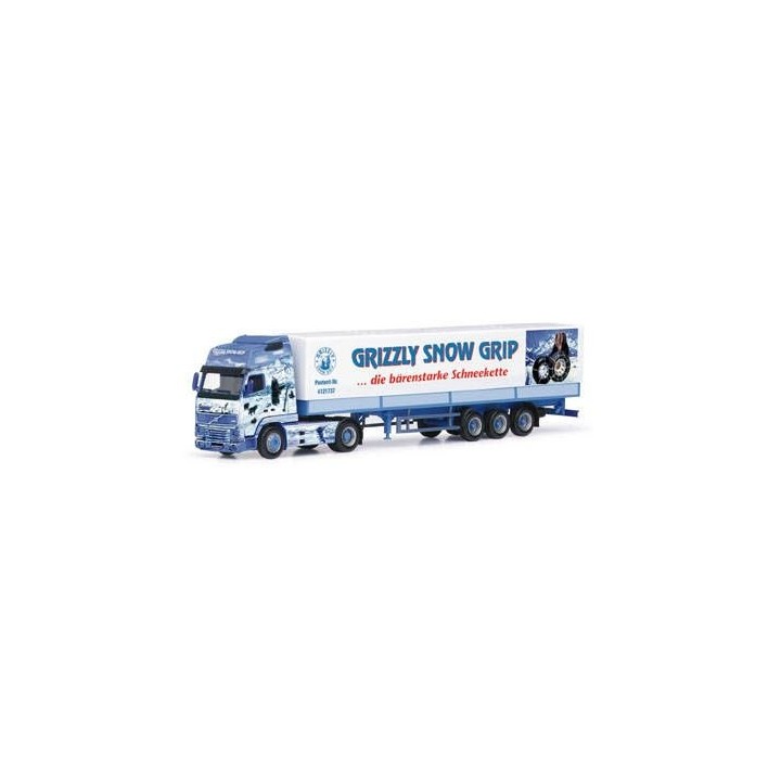 VOLVO FH 16 XL Planensattelzug 2a/3a GRIXXLY" HERPA 187763 ESCALA 1/87"