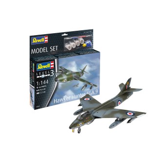 KIT CON PINTURAS HAWKER HUNTER FGA9 REVELL 1/144