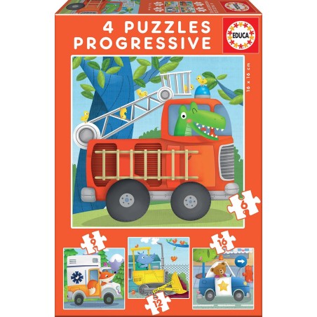 PUZZLE PROGRESIVO PATRULLA DE RESCATE EDUCA 17144