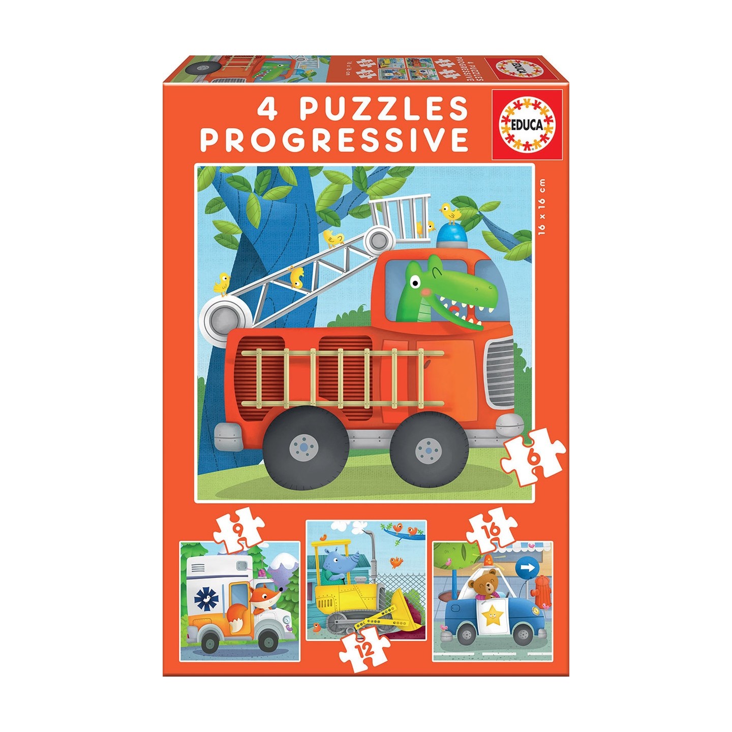 PUZZLE PROGRESIVO PATRULLA DE RESCATE EDUCA 17144