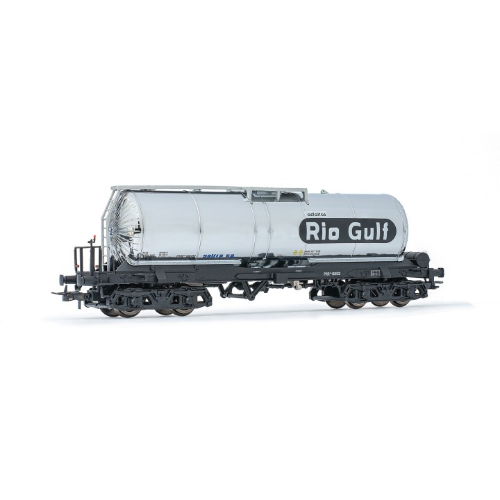 VAGON CISTERNA SALTRA RIO GULF" RENFE ELECTROTREN HE6054 ESCALA H0"