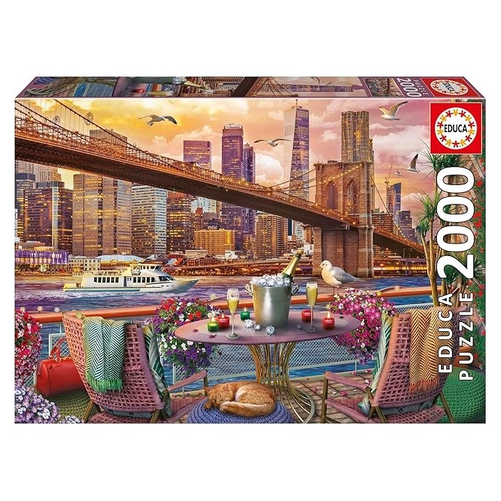 PUZZLE NEW YORK ROMANCE 2000 PIEZAS EDUCA 20575