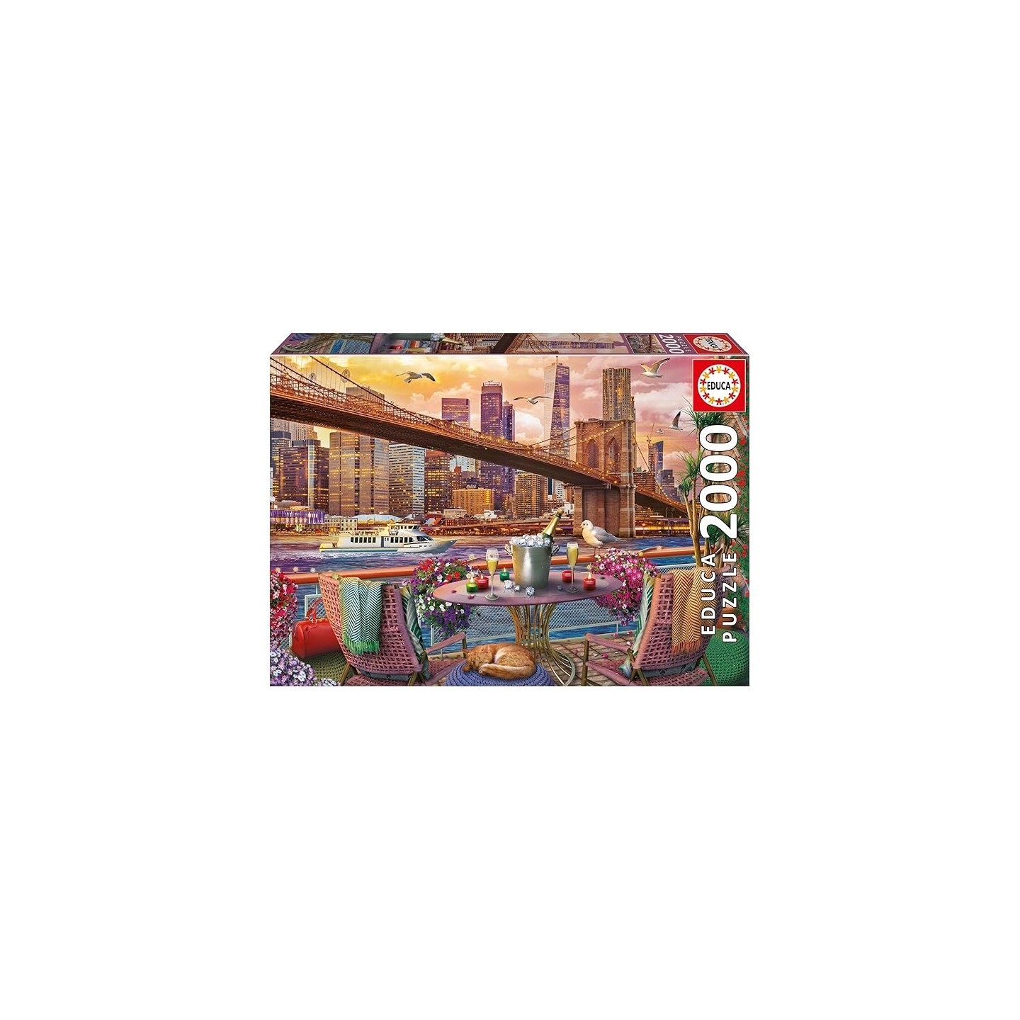 PUZZLE NEW YORK ROMANCE 2000 PIEZAS EDUCA 20575