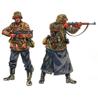 GERMAN ELITE TROOPS WWII ITALERI 1/72