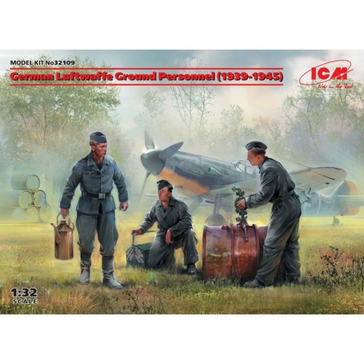 GERMAN LUTWAFE GROUND PERSONNEL WWII ICM 1/35