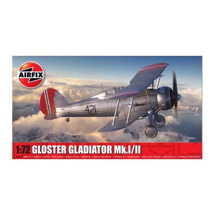 GLOSTER GLADIATOR Mk.I/II AIRFIX A02052B ESCALA 1/72