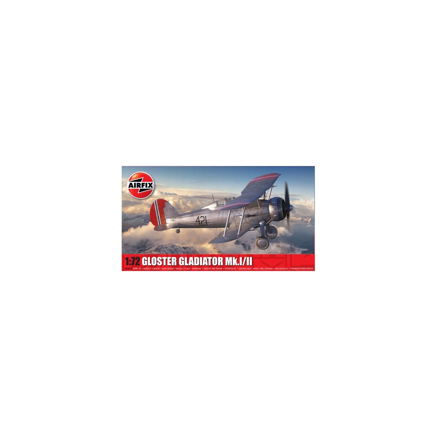 GLOSTER GLADIATOR Mk.I/II AIRFIX A02052B ESCALA 1/72