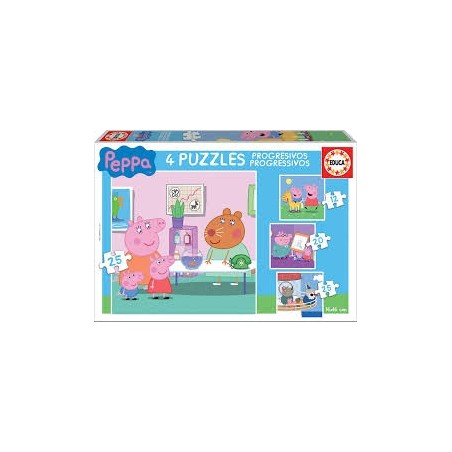 PUZZLE PROGRESIVO PEPA PIG EDUCA 16817