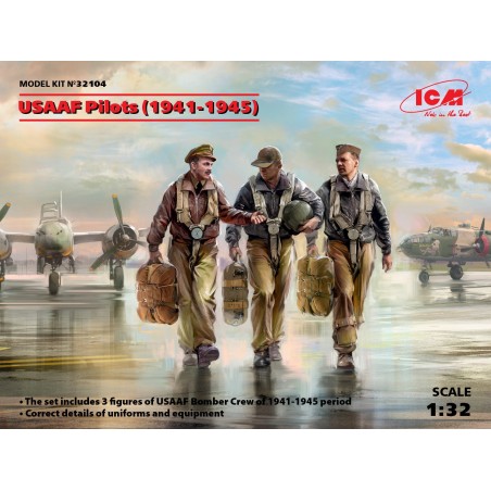 USAAF PILOTS 1941-1945 ICM 1/32