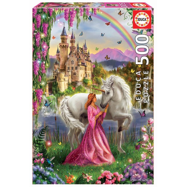 PUZZLE HADA Y UNICORNIO 500 EDUCA 17985