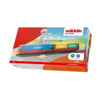 VAGON PORTACONTENEDORES MARKLIN MY WORLD 44109