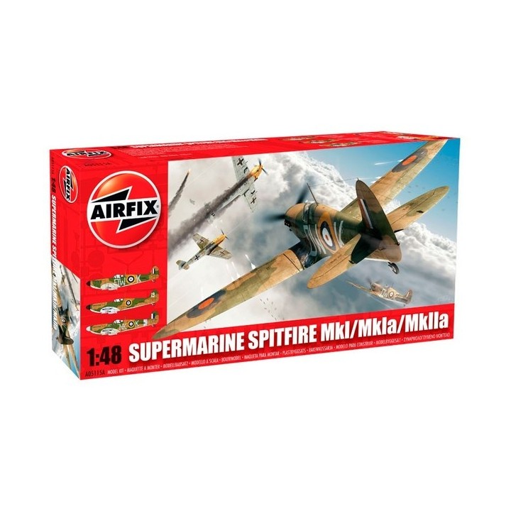 SUPERMARINE SPITFIRE MKI / MKIa / MKIIa AIRFIX 1/48