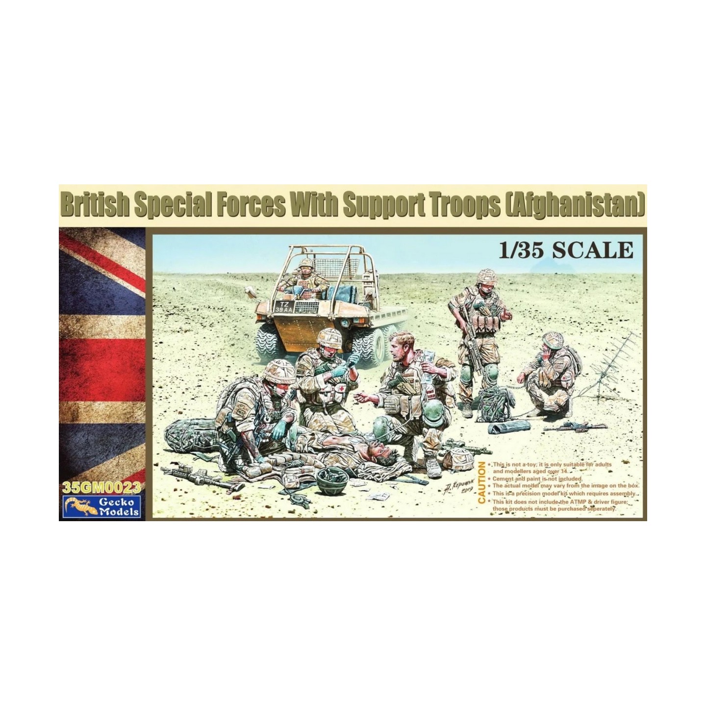 BRITISH FORCES AFGANISTAN GECKO 1/35
