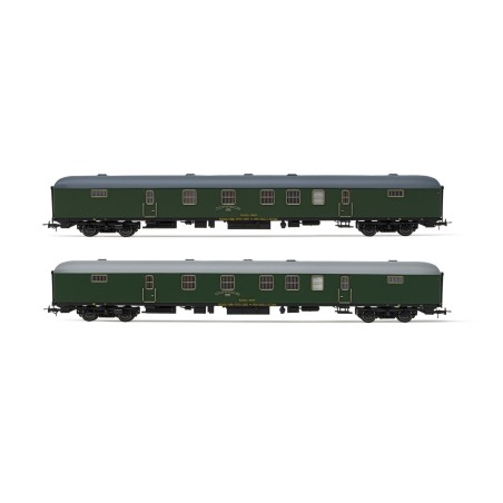 SET 2 FURGONES CORREOS RENFE DGDC-3000 ELECTROTREN HE4013 ESCALA H0