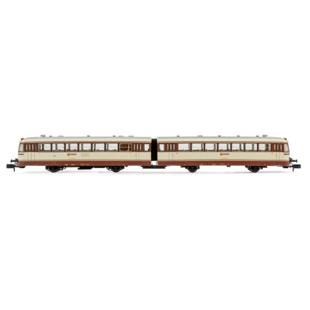 AUTOMOTOR DIESEL 591 FERROBUS" DECORACIÓN ESTRELLA DE 2 COCHES, RENFE CON SONIDO ARNOLD HN2353S ESCALA N"