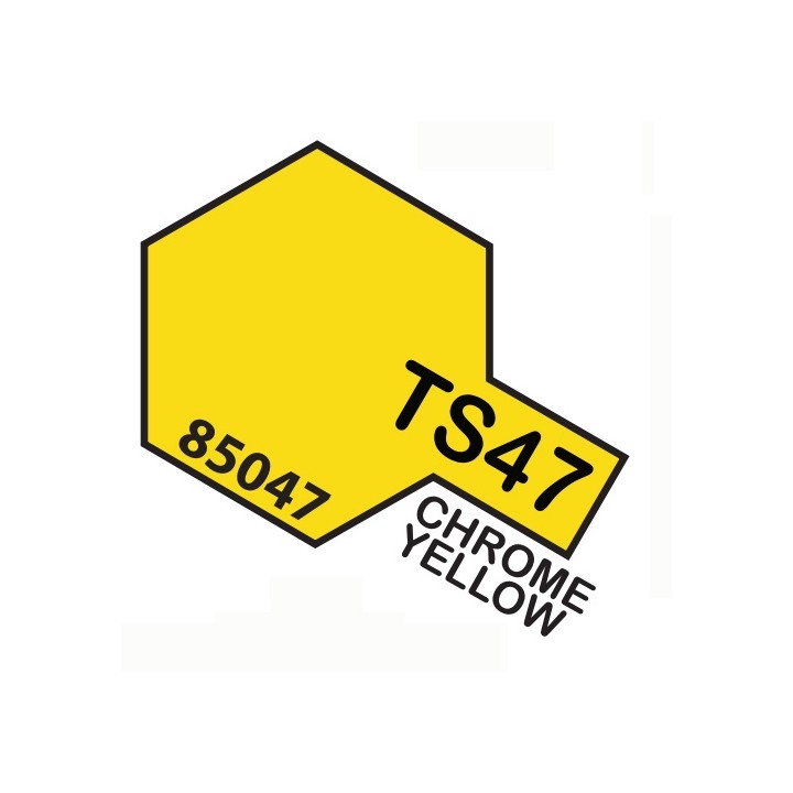 SPRAY AMARILLO CROMADO TS-47 TAMIYA 85047