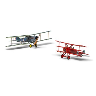FOKKER DR1 Y BRISTOL F.2B AIRFIX 1/72