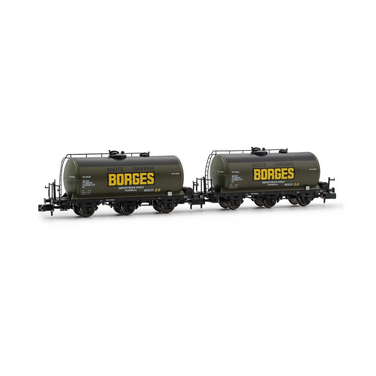 SET 2 VAGONES CISTERNA BORGES" ARNOLD HN6673 ESCALA N"
