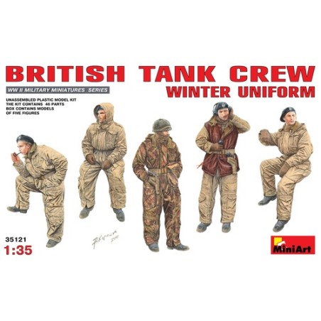 BRITISH TANK CREW WINTER MINI ART 1/35