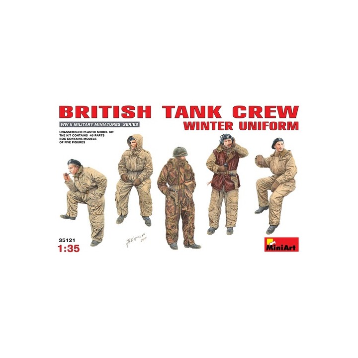 BRITISH TANK CREW WINTER MINI ART 1/35