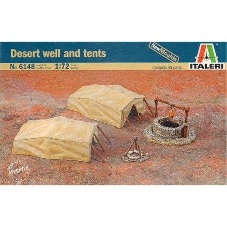 TIENDA DE CAMPAÑA EN EL DESIERTO ITALERI 1/72