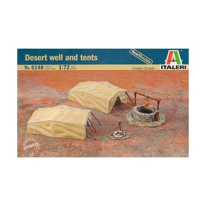 TIENDA DE CAMPAÑA EN EL DESIERTO ITALERI 1/72