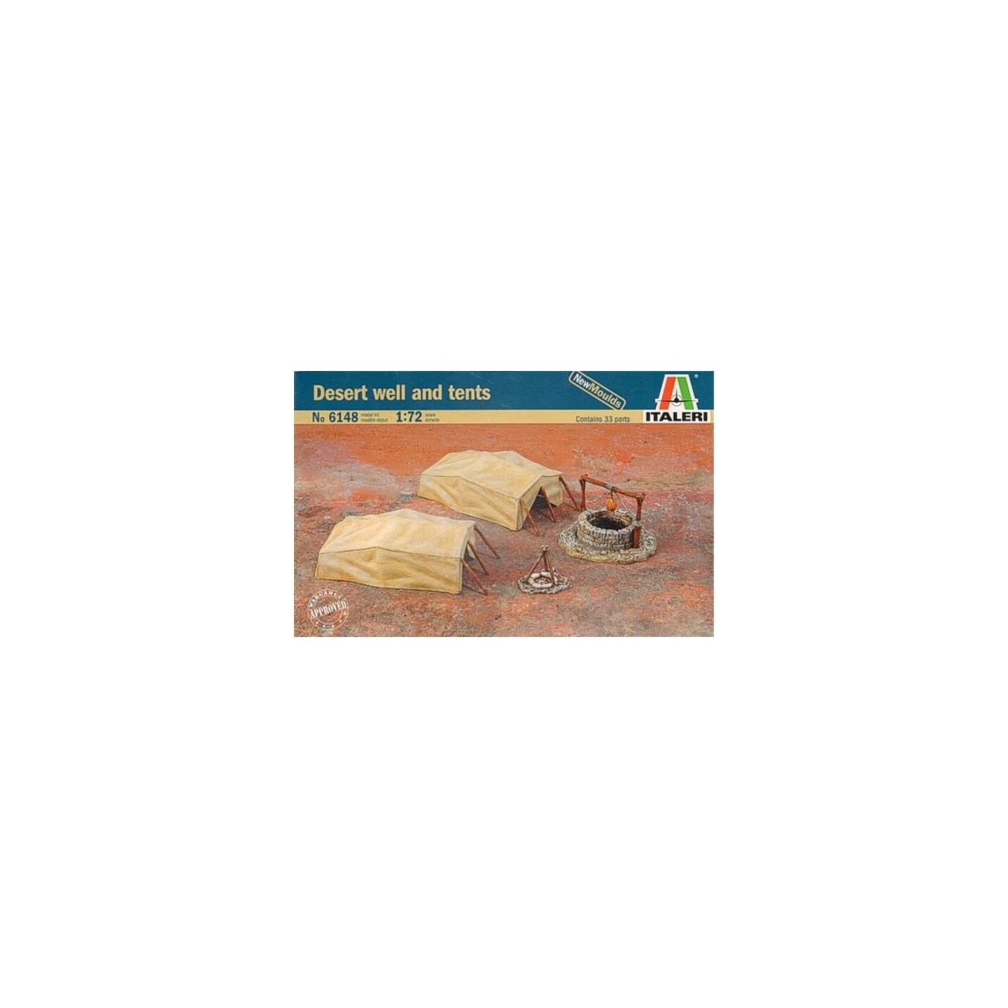TIENDA DE CAMPAÑA EN EL DESIERTO ITALERI 1/72