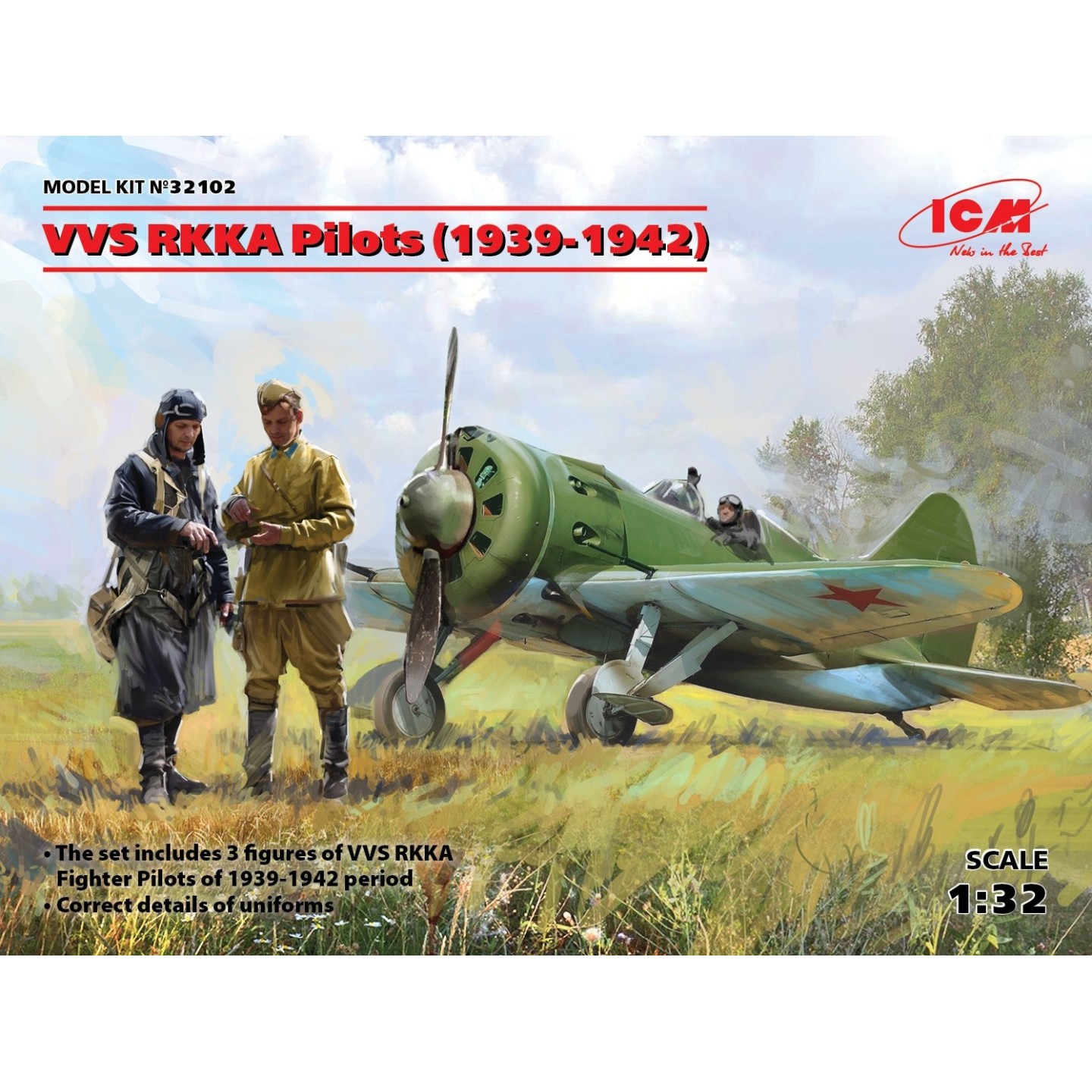 VVS RKKA PILOTS 1939-1942 ICM 32102