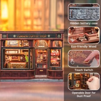 BOOK NOOK \"CORNER COFFEE SHOP\" 294 PCS CUTEBEE CWGC402