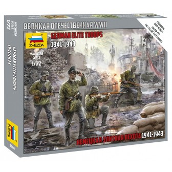 TROPAS DE ELITE ALEMANAS WWII ZVEZDA 6180 ESCALA 1/72