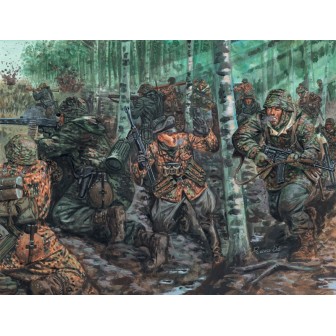 GERMAN ELITE TROOPS WWII ITALERI 1/72