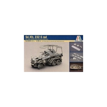VEHICULO BLINDADO ALEMAN SD.KFZ.232 6 RAD ITALERI 1/35