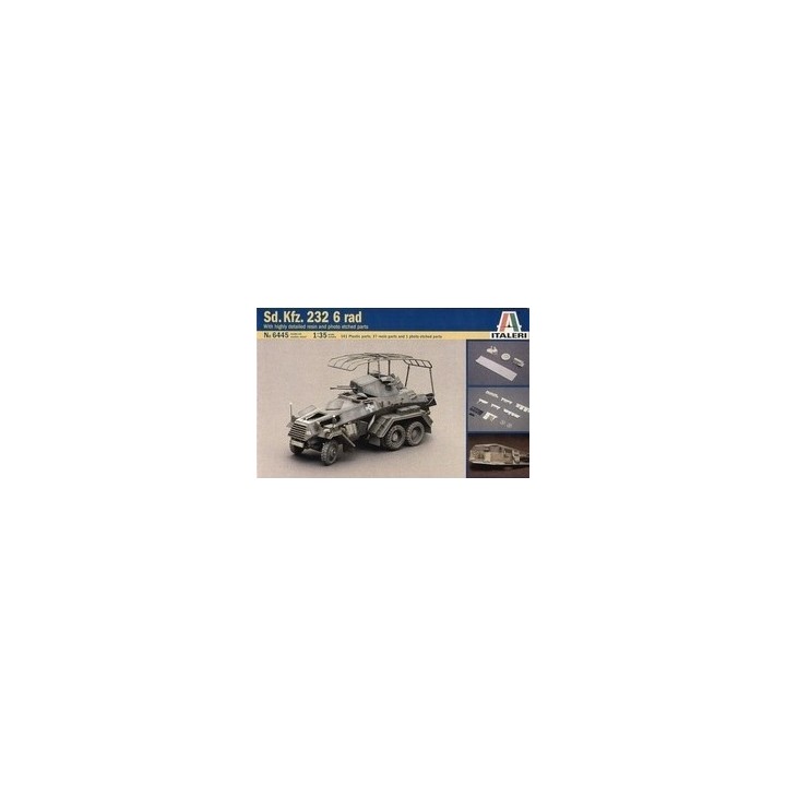 VEHICULO BLINDADO ALEMAN SD.KFZ.232 6 RAD ITALERI 1/35