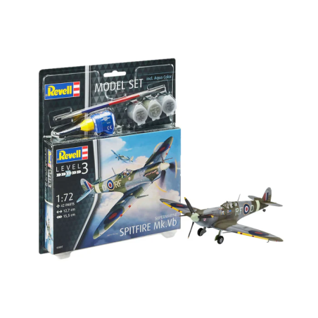 KIT CON PINTURAS SPITFIRE MK.VB REVELL 1/72
