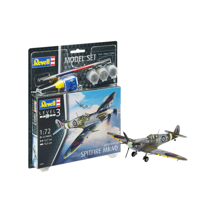 KIT CON PINTURAS SPITFIRE MK.VB REVELL 1/72