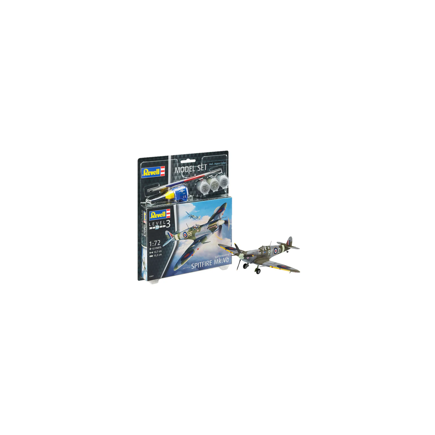 KIT CON PINTURAS SPITFIRE MK.VB REVELL 1/72