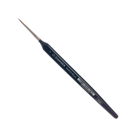 PINCEL MARTA ROJA MANGO TRIANGULAR Nº2