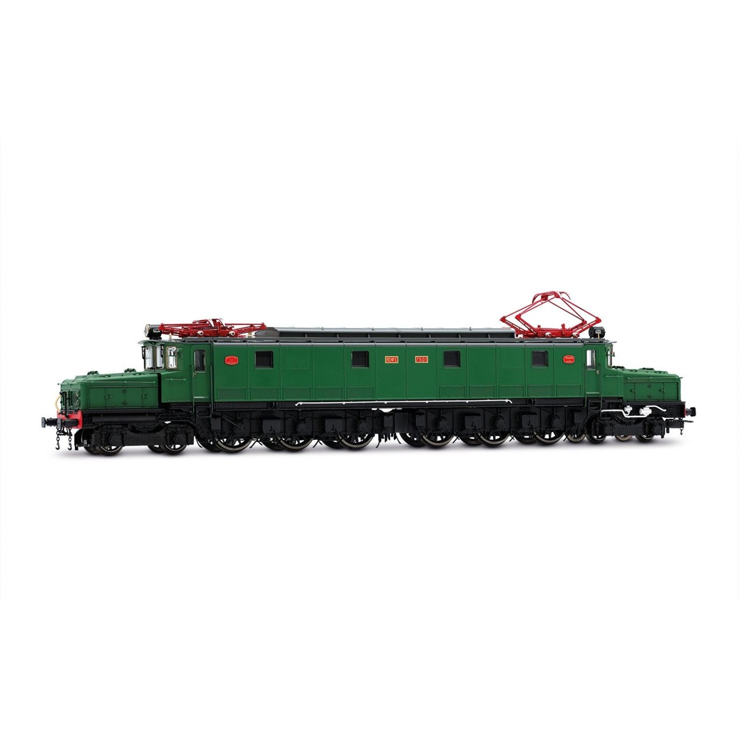 LOCOMOTORA ELÉCTRICA 7501 COCODRILO" RENFE EDICIÓN ESPECIAL CON SONIDO ELECTROTREN HE2023S ESCALA H0"