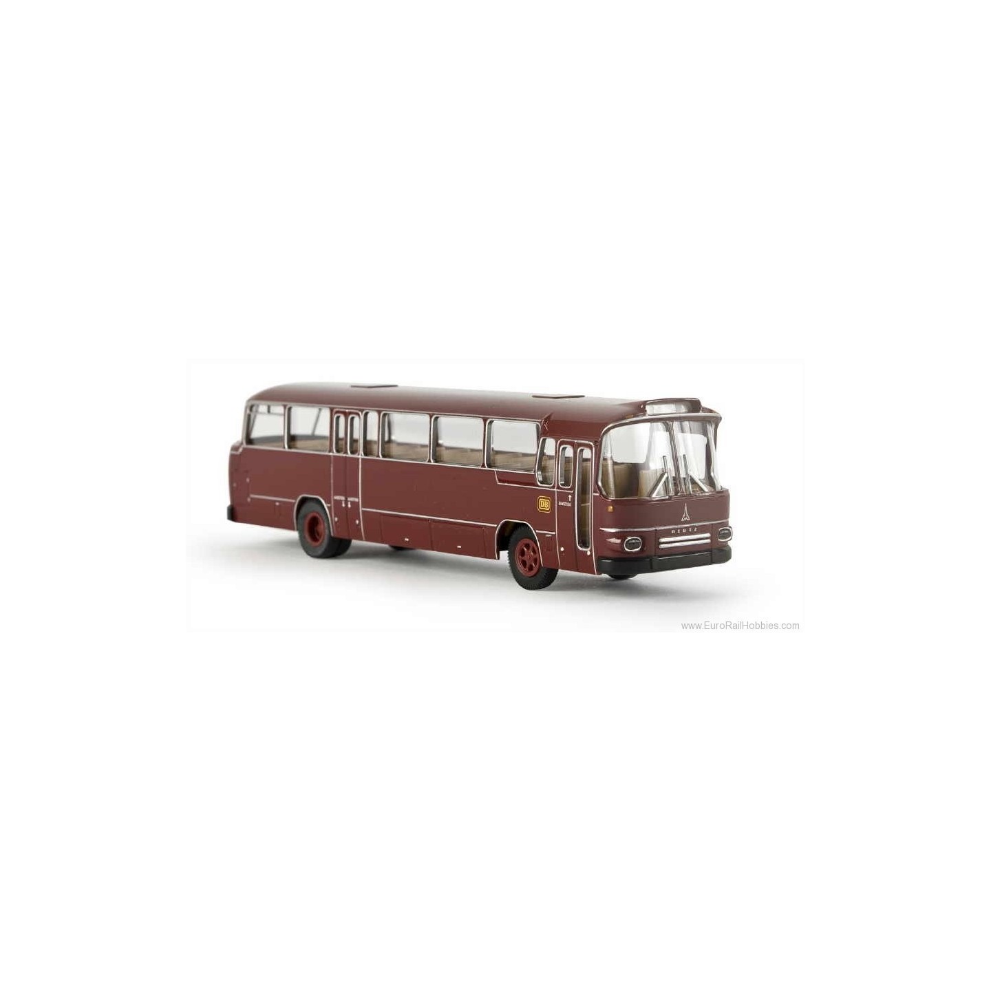 AUTOBUS MAGIRUS 150 LS 12 DB ROJO BREKINA 59511 ESCALA 1/87