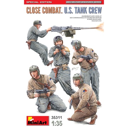 FIGURAS TANQUISTAS AMERICANOS MINIART 35311 ESCALA 1/35