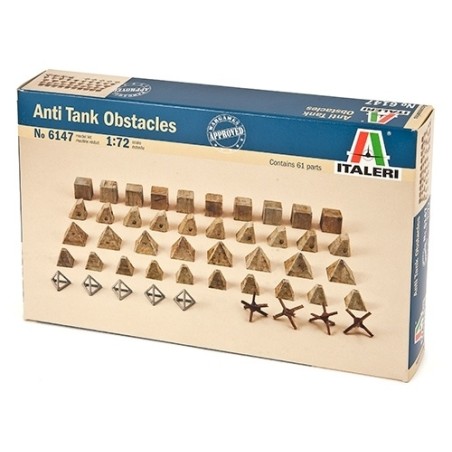 OBSTACULOS ANTITANQUE ITALERI 1/72
