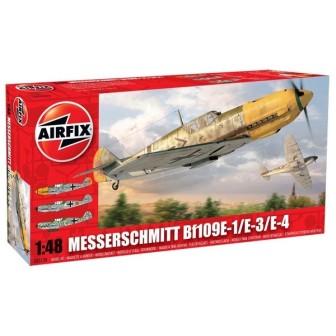 MESSERSCHMITT BF109E-1/E-3/E-4 AIRFIX 1/48