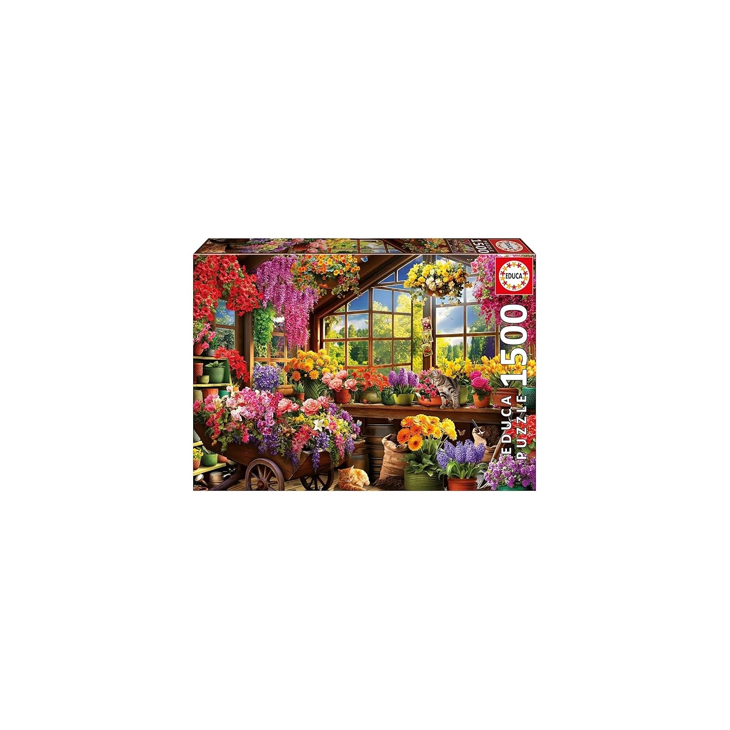 PUZZLE COBERTIZO DE JARDINERIA 1500 PIEZAS EDUCA 20567